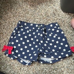 Red,White, Blue star shorts